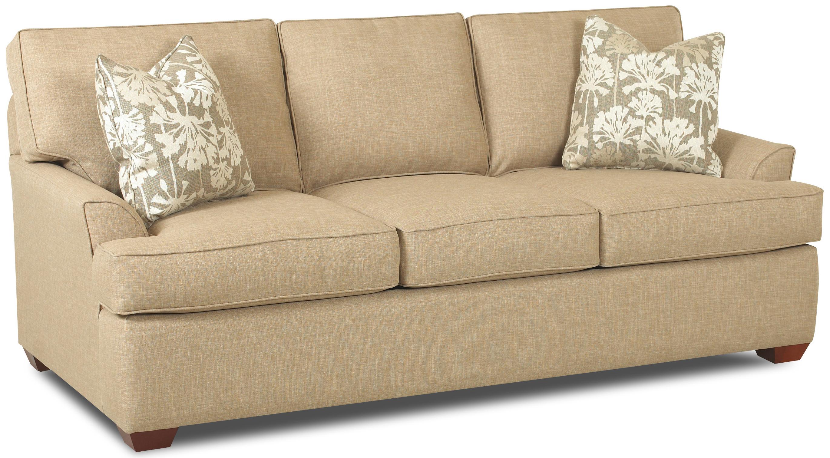 Klaussner Grady Contemporary 3 Seat Queen Innerspring Sleeper Sofa with